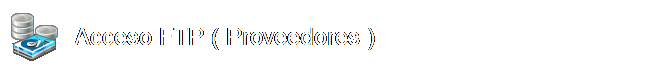 FTP Access (Suppliers)